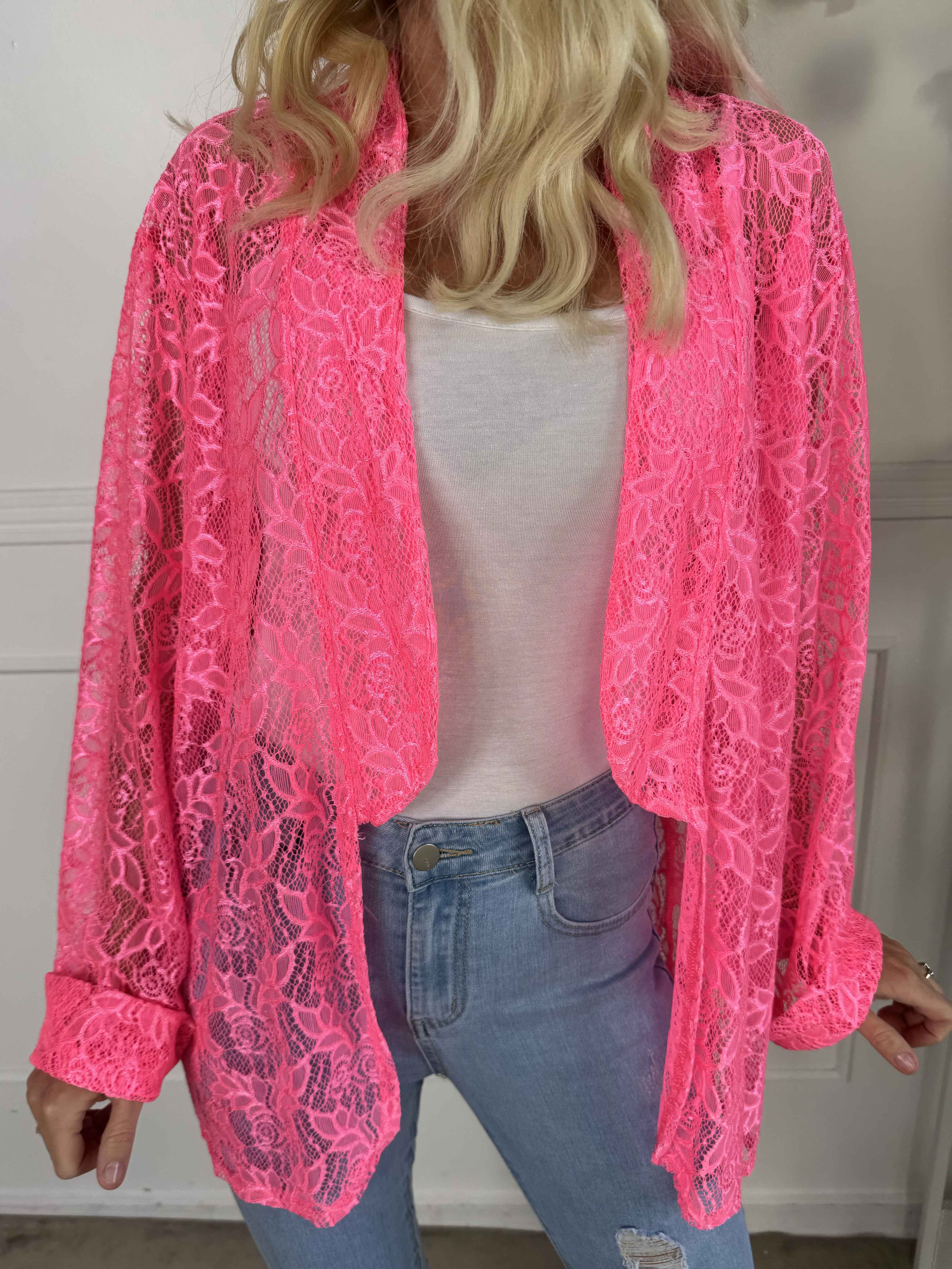 Sigga - Fin cardigan i blonder